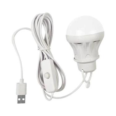 Imagem de Lanterna LED Recarregável USB Para Camping, Churrasco, Pesca, Emergênc