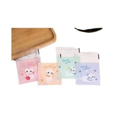 Imagem de Saco De Embalagem Autoadesivo Para Biscoitos E Doces Com Estampa De Ga