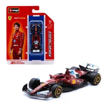 Imagem de Miniatura F1 2025 Ferrari SF-25 16 Leclerc 1:64 Bburago