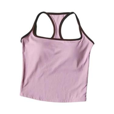 Imagem de Top De Pilates Feminino Com Efeito Push-Up, Respirável, Para Fitness, 