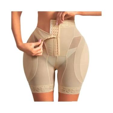 Imagem de Shorts Modeladores Femininos De Cintura Alta Com Efeito Levanta Bumbum
