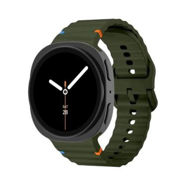 Imagem de Pulseira De Silicone Esportiva Para Samsung Galaxy Watch 8 Classic 46m