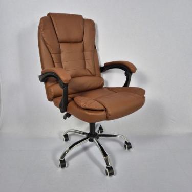 Imagem de Cadeira Escritório Presidente Giratória Ergonômica 120kg - Optimal, Ma