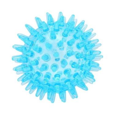 Imagem de Bola De Massagem Transparente Macia E Pontiaguda Para Exercícios De Fo