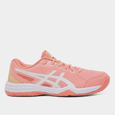Imagem de Tênis Asics Gel-Backhand 2 Feminino, Azul, Rosa, 35