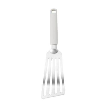 Imagem de Espátula Flexível Perfurada 32cm KitchenAid Inox Braca Utensílio Cozin