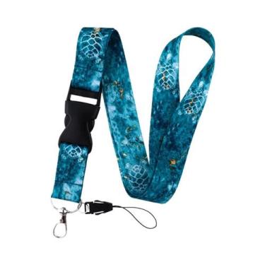 Imagem de Cordão De Pescoço Com Estampa De Borboleta E Lua, Suporte Para Crachá 