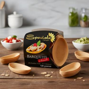 Imagem de Kit Barquetes P/ Rechear C/ Aprox. 200 Unid. - SPECIALE CANAPÉS