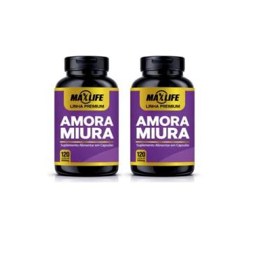 Imagem de Kit 2 Amo ura Miura Cápsulas 120 Unidades Suplemento Alimentar - max