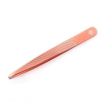 Imagem de Pinça Rose Gold Mundial Com Ponta Reta