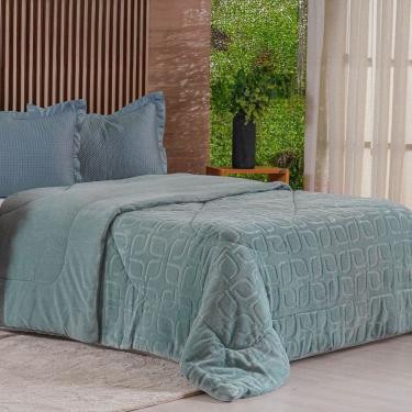 Imagem de Edredom Solteiro Plush Sense Dupla Face 100% Poliéster 160x220cm Tessi
