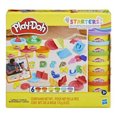 Imagem de Conjunto De Massinhas Play-doh Moldes De Letras Hasbro E8532