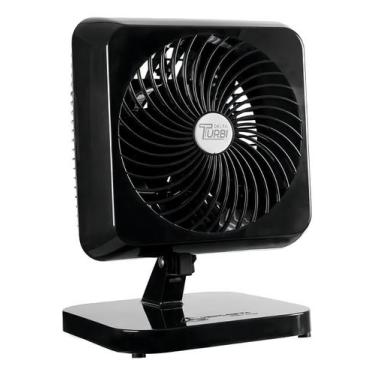 Imagem de Ventilador Oscilante Mesa e Parede Venti-delta Turbi Preto, 110V