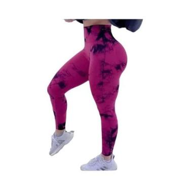 Imagem de Leggings de Ginástica Feminina - Cintura Alta, Sem Costura, Push Up e 