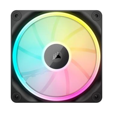Imagem de Kit com 3 Ventoinhas Corsair LX RGB Series, iCUE LINK LX120, 120mm, Preto - CO-9051026-...