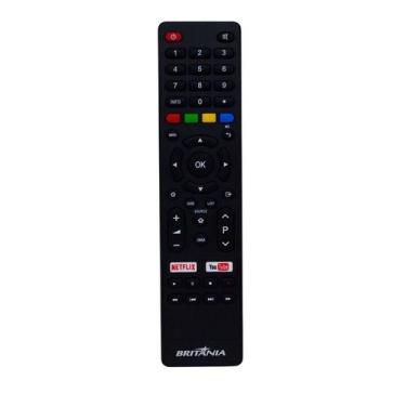 Imagem de Controle remoto britânia btv28g51sn btv32g51sn btv40e63sn atalhos: net