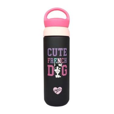 Imagem de Garrafa squeeze térmica Bottle Satin Chic Rebecca Bonbon 500 ml, Preto