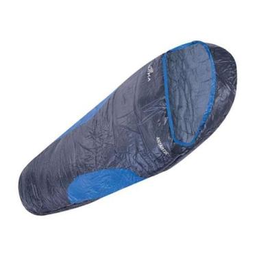 Imagem de Saco de dormir antartik preto e azul - 230500-praz - Nautika