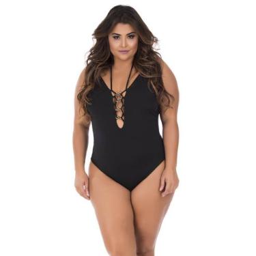 Imagem de Maiô Strappy - B Soul, Preto puro, M