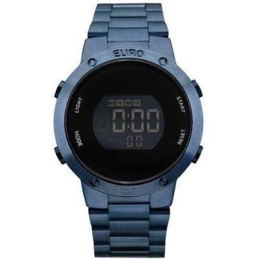 Imagem de Relógio Euro Feminino Azul Digital Eubj3279ac/4a