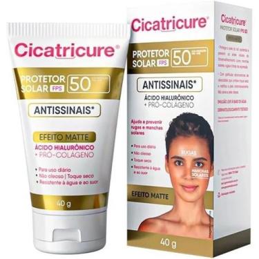 Imagem de Protetor Solar Antissinais Fps50 Toque Sec 40g - Cicatricure
