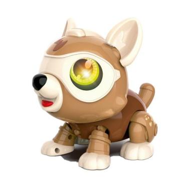 Imagem de Robô Cachorro Eletrônico Com Sensor Magic Robô Dog Luz e Som - Fenix, 