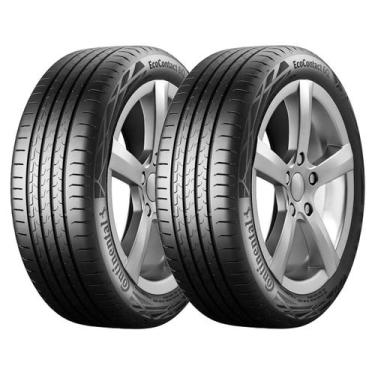 Imagem de Kit 2 Pneus Aro 16 Continental 205/60 R16 92H EcoContact 6Q