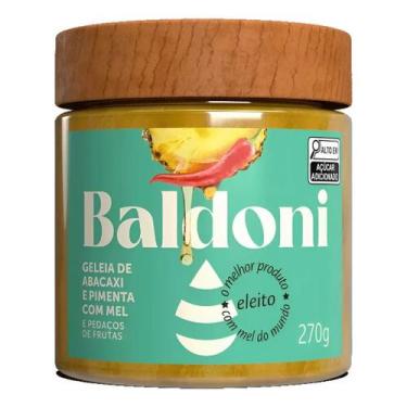 Imagem de Geleia De Abacaxi E Pimenta Com Mel 270g - Baldoni