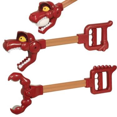 Imagem de Pinça Dinossauro Duseu de Plástico 43 cm com 2 Peças