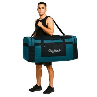 Imagem de Bolsa Viagem Sacola Viagem Grande Sacolão 015 - Vb, Verde água