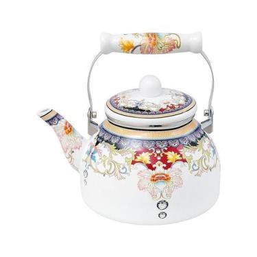 Imagem de Chaleira charm indiano esmaltada 2,5L para fogão - A5 Importadora, UNI