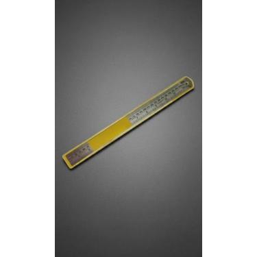 Imagem de Régua Aço Inox 30cm 12 Polegadas Milímetros - Congratulations Store