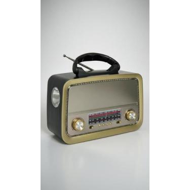 Imagem de Radio Retro Portatil Bluetooth Usb Fm Am Sw - Congratulations Store