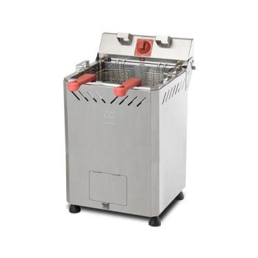 Imagem de Fritadeira Elétrica De Gabinete Zona Fria 18L 1 Cuba Inox 5000W Marche