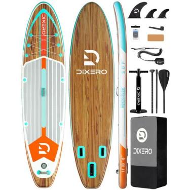 Imagem de Prancha de Stand Up Paddle Inflável Dixero 11' Larga 33" Deck EVA