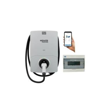 Imagem de Estação De Recarga 23kW Wemob Weg + Quadro De Proteção Tri 40a