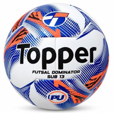 Imagem de Bola de Futsal Topper Dominator Sub 13 - Resistência e Controle, Laran