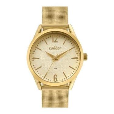 Imagem de Relógio Condor Feminino Elegante Dourado - COPC21AEEF/4D