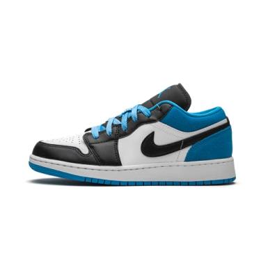 Imagem de Air Jordan 1 Low Kids SE (GS) Black Laser Blue Shoes CT1564-004 - Size 4.5Y