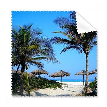 Imagem de Pano de limpeza de imagem de céu azul oceano limpador de óculos 5 peças