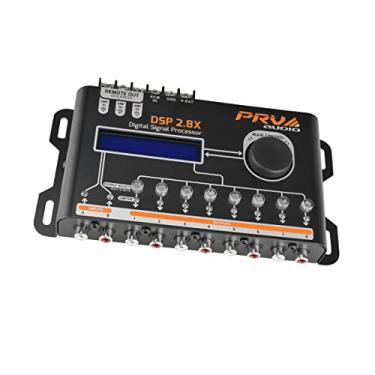 Imagem de PRV AUDIO Processador de áudio automotivo DSP 2.8X digital crossover e equalizador 8 canais de sinal digital completo DSP com relé remoto sequenciador