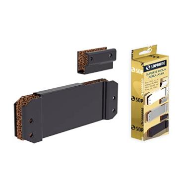 Imagem de Suporte para Mola Aerea Soprano A530 Preto Para Porta de Vidro Soprano