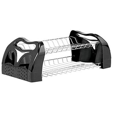 Imagem de Escorredor Duplo Cromado com Preto - Cód. 5261