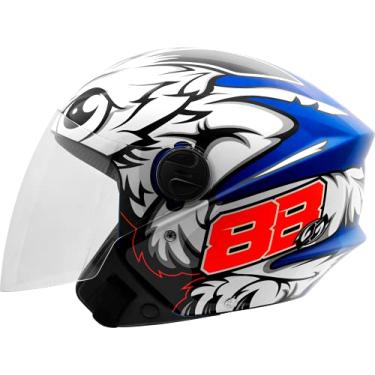 Imagem de Capacete Aberto Pro Tork New Liberty 3 Three GP 88 Azul brilhante 56