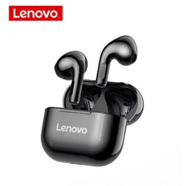 Imagem de Fones de ouvido Bluetooth versão 5.0 Lenovo Pods tws LP40 airbuds Preto Bt