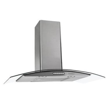 Imagem de Coifa Nardelli Vidro Curvo Inox Duto Slim 80 Cm - 220 v