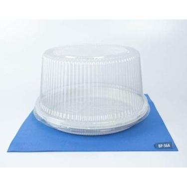 Imagem de Embalagem Pet Redonda Alta Torta Média BP-56A caixa c/50 - BIPACK