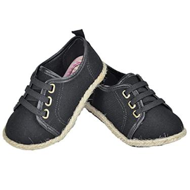 Imagem de TENIS MOLEKINHA BABY LONA PALHA FECHO ELASTICO - 2707102 COR:PRETO;Tamanho:17