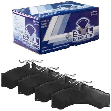 Imagem de Kit Pastilha Freio Mb Sprinter 2000/2016 Dianteira Perrot