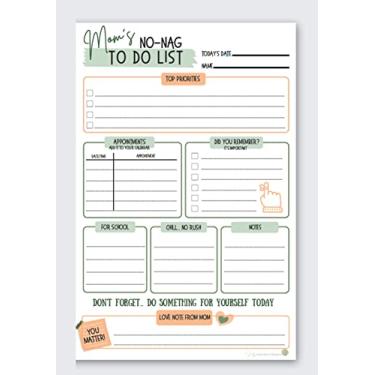 Imagem de Mom's No-Nag To-Do List, 50 Tear-Off 6"x9" Sheet Pad (Perfect for Tweens and Teens) - Organizer, Scheduler, Daily Planner, Productivity Tracker for Organizing Goals, Notepad